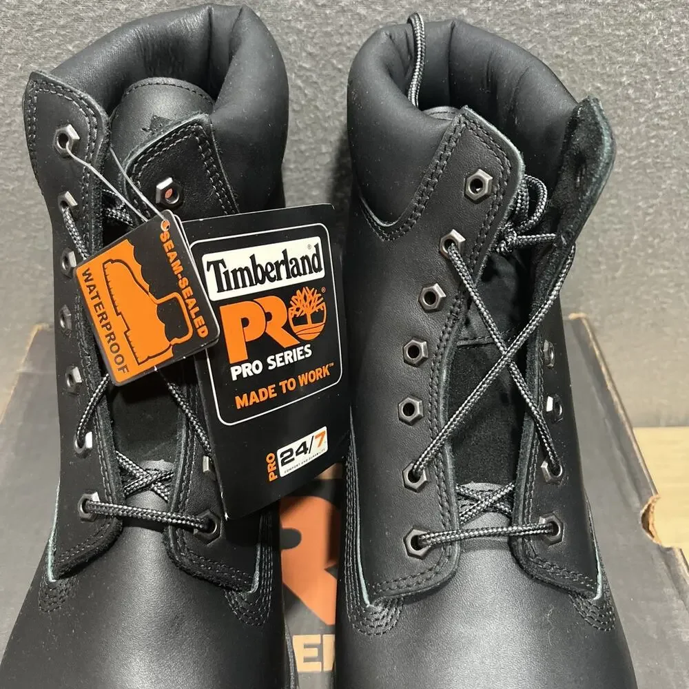 Timberland PRO 6IN Direct Attach Steel Toe EH WP/Insulated Work Boot Men Sz 12M